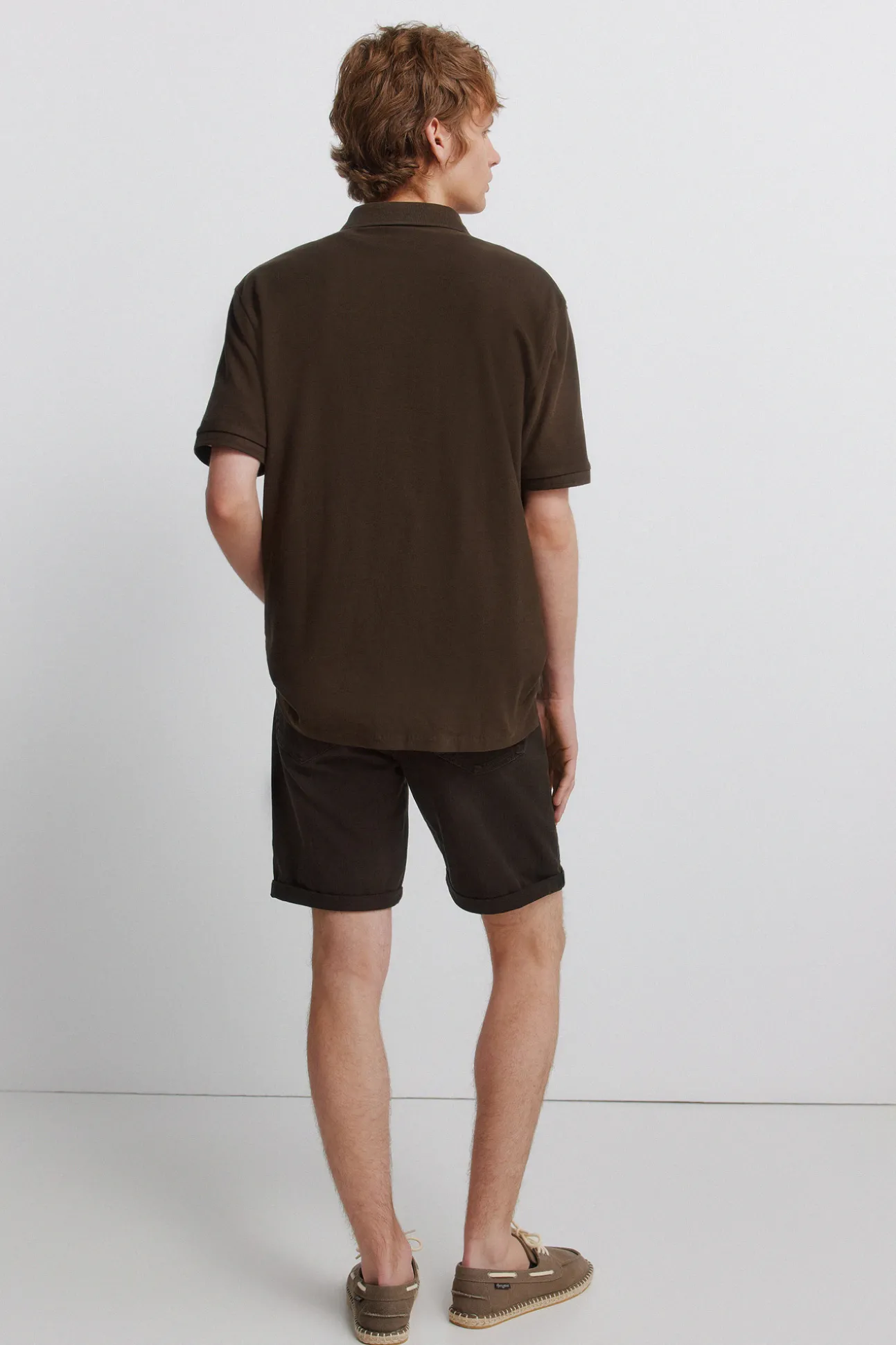 Bermuda 5 poches lavée slim fit