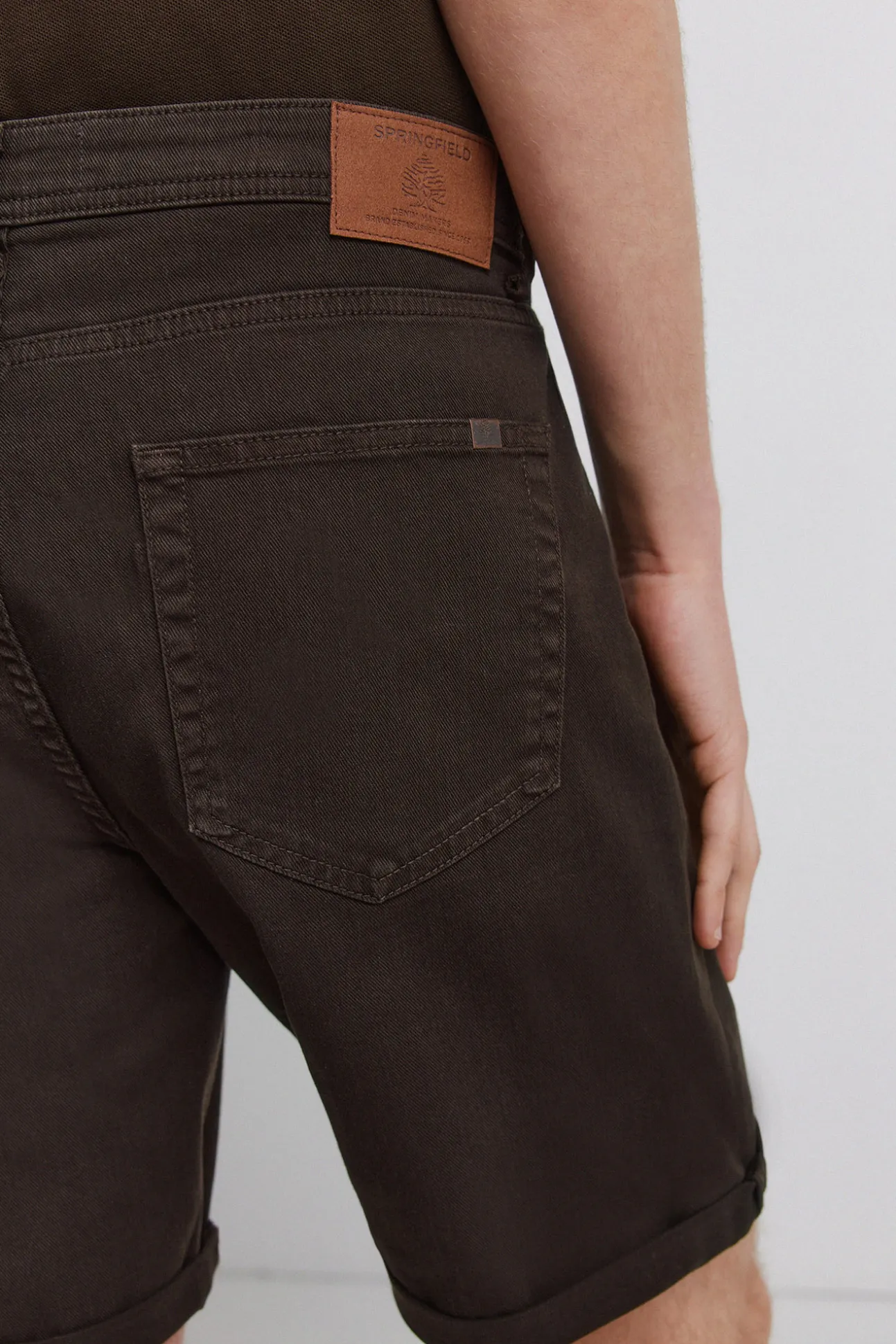 Bermuda 5 poches lavée slim fit