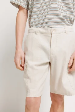 Bermuda coupe confort en lin