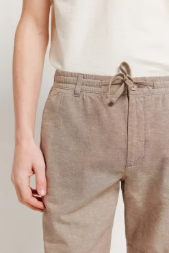 Bermuda coupe slim confortable en lin