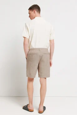 Bermuda coupe slim confortable en lin