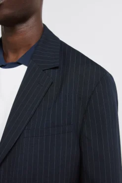 Blazer &agrave; rayures diplomates