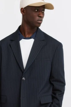 Blazer à rayures diplomates