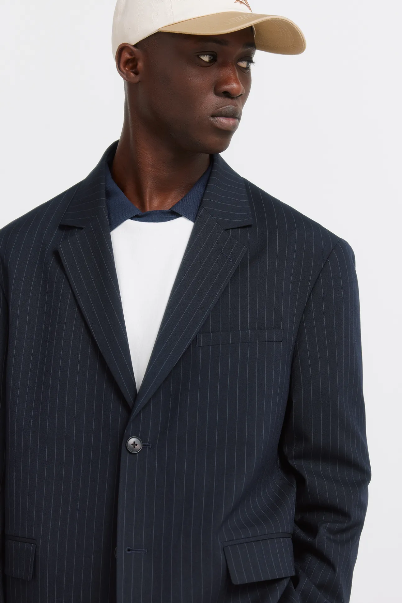 Blazer à rayures diplomates