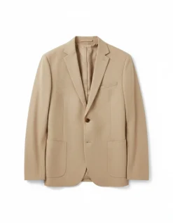 Blazer en lin et coton