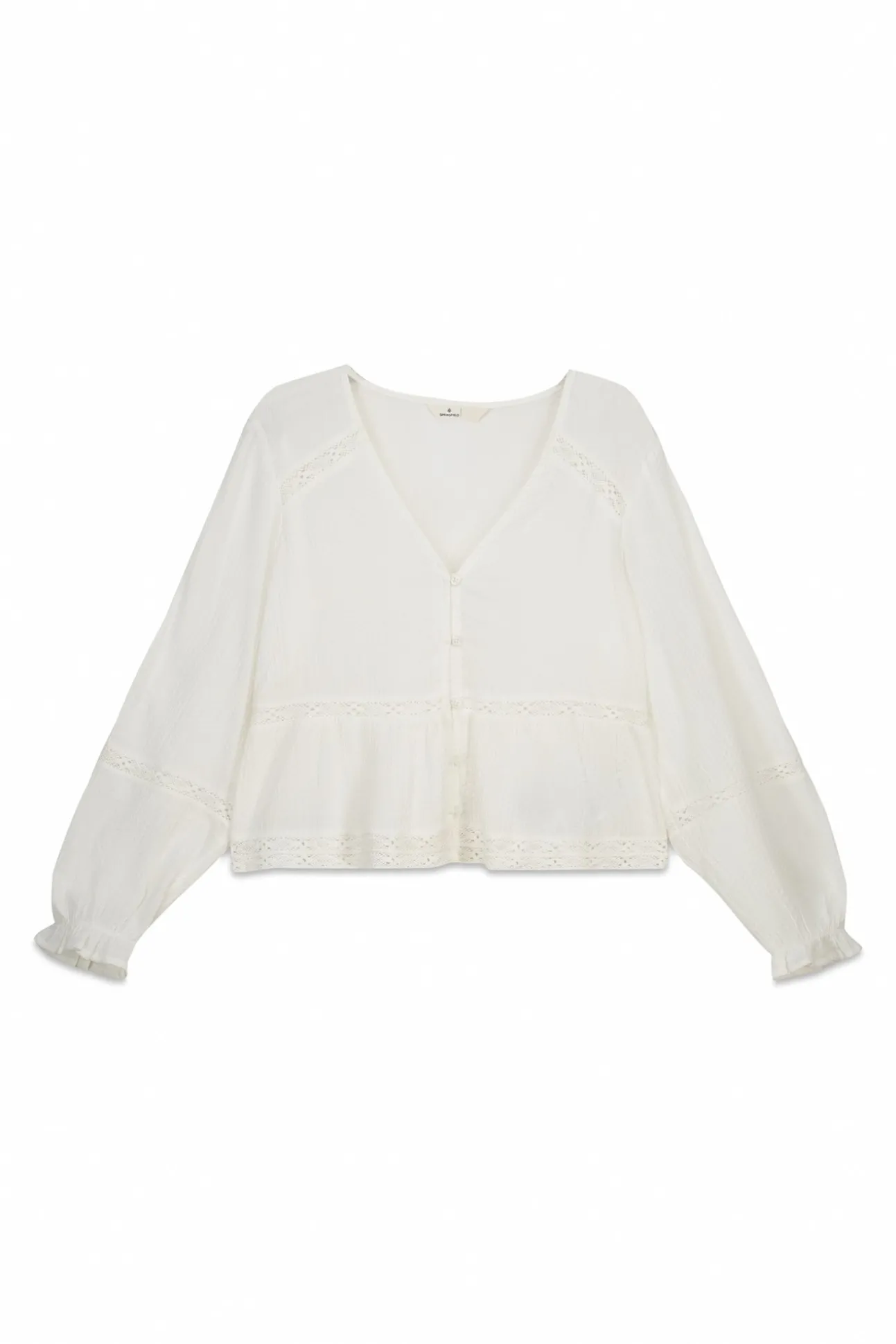 Blouse romantique blanche