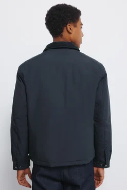 Blouson &agrave; col en velours c&ocirc;tel&eacute;