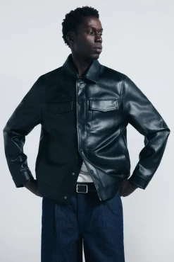 Blouson effet cuir