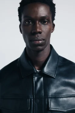 Blouson effet cuir