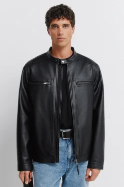 Blouson effet cuir