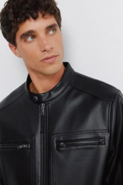 Blouson effet cuir