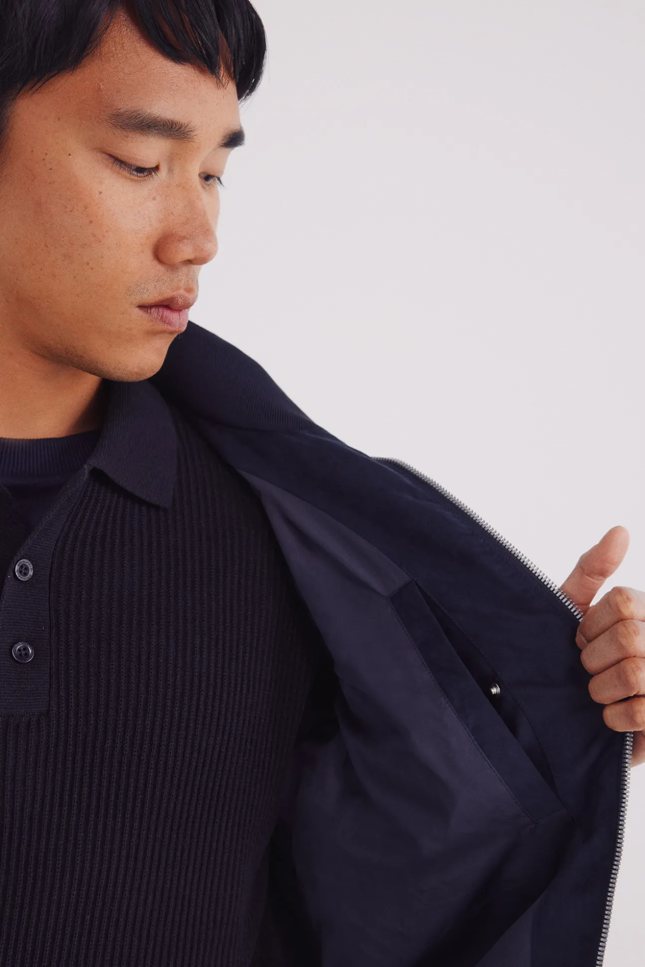 Blouson effet daim