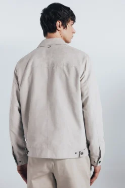 Blouson effet daim