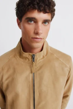 Blouson effet daim