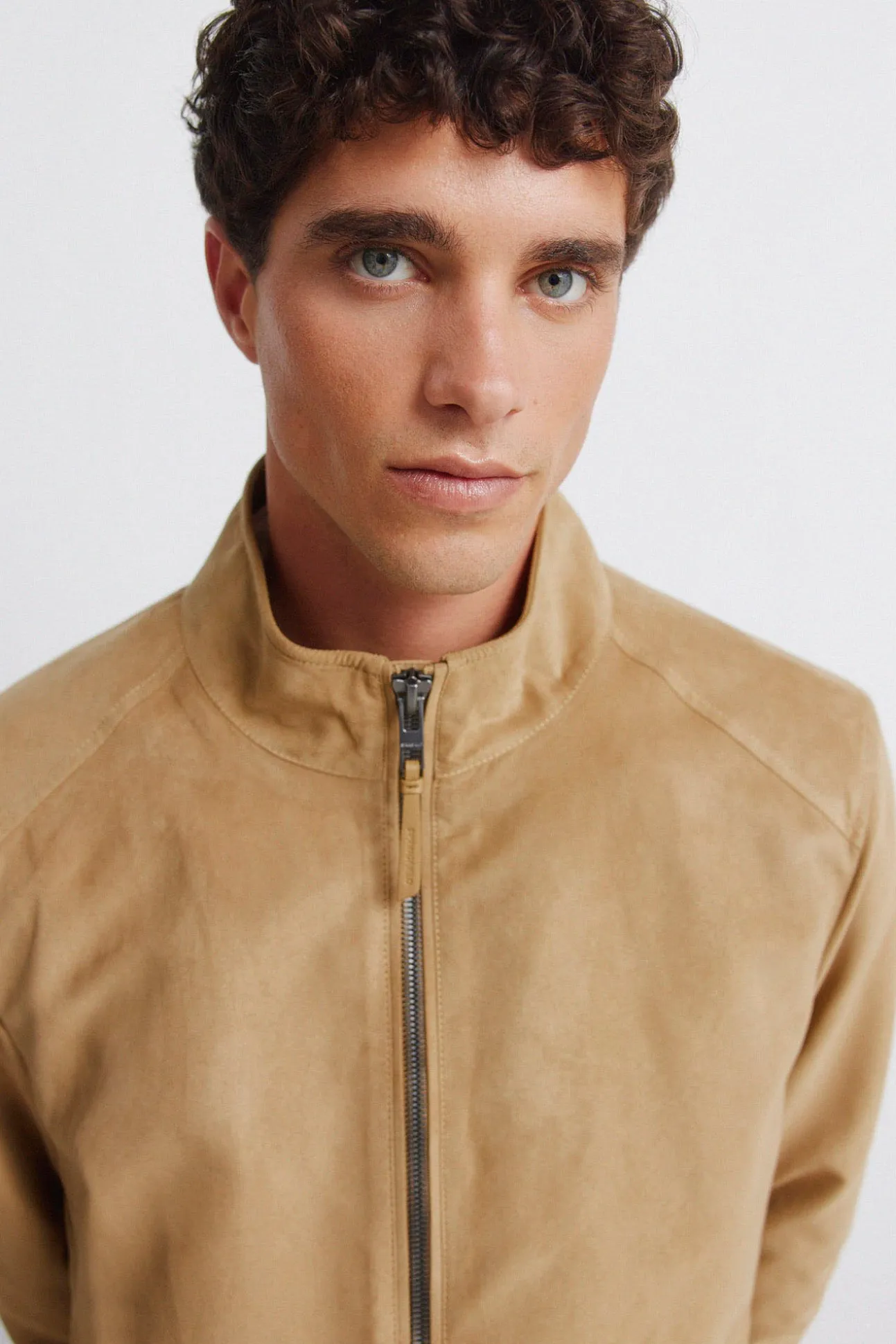 Blouson effet daim