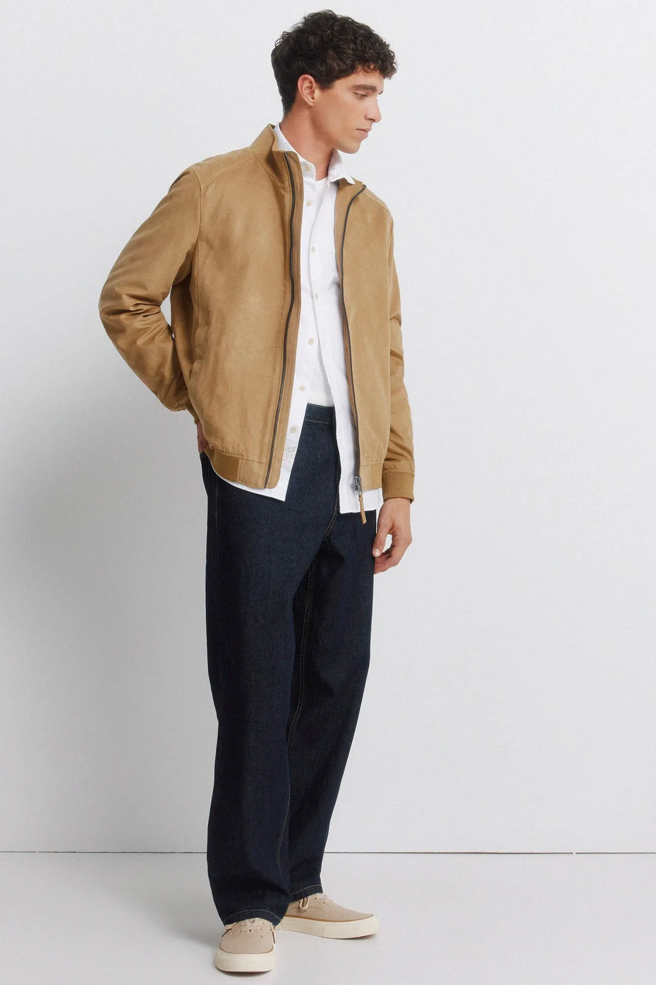 Blouson effet daim