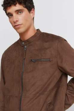Blouson effet daim