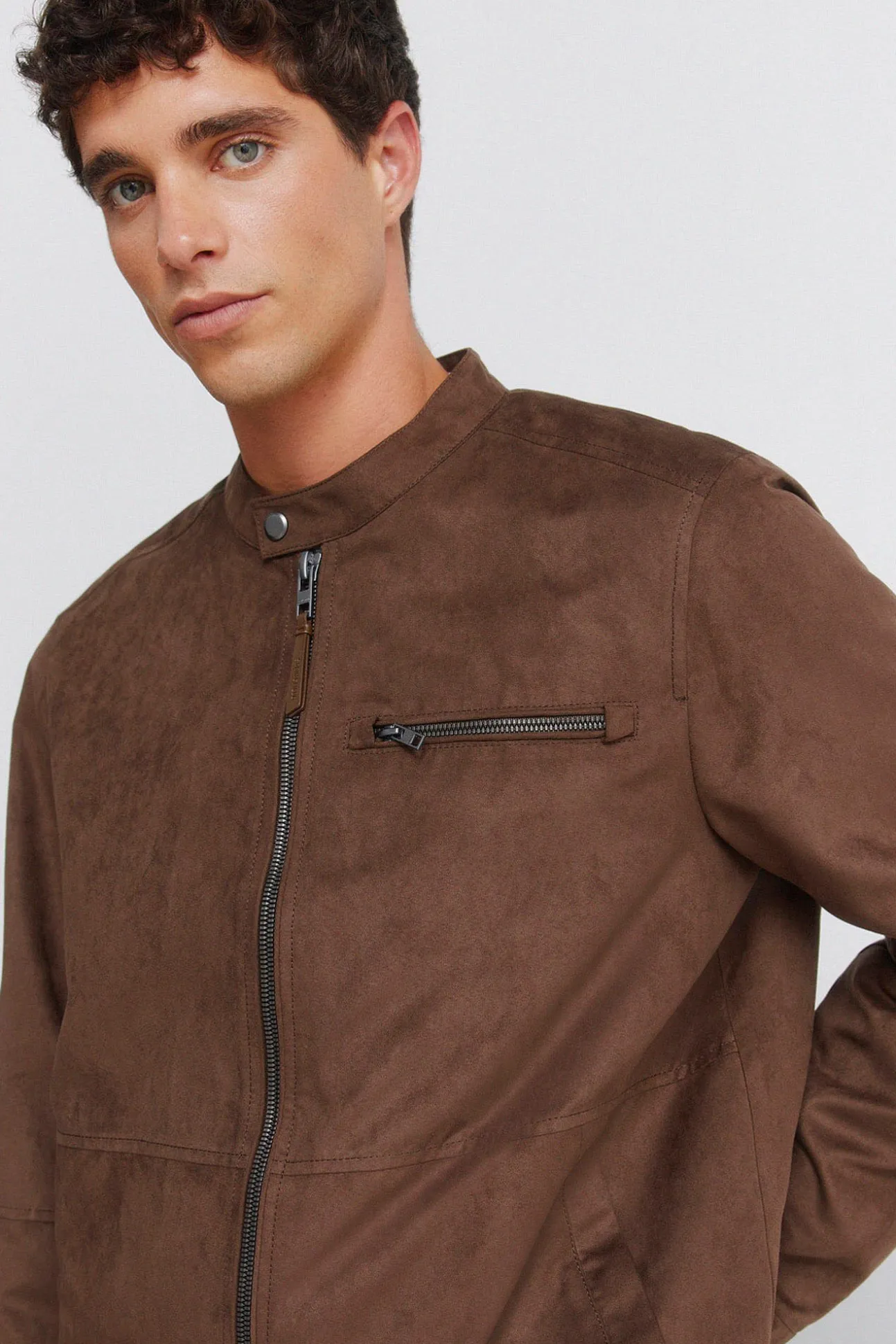 Blouson effet daim