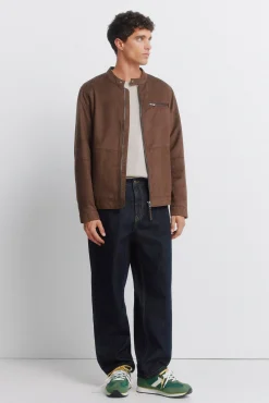 Blouson effet daim