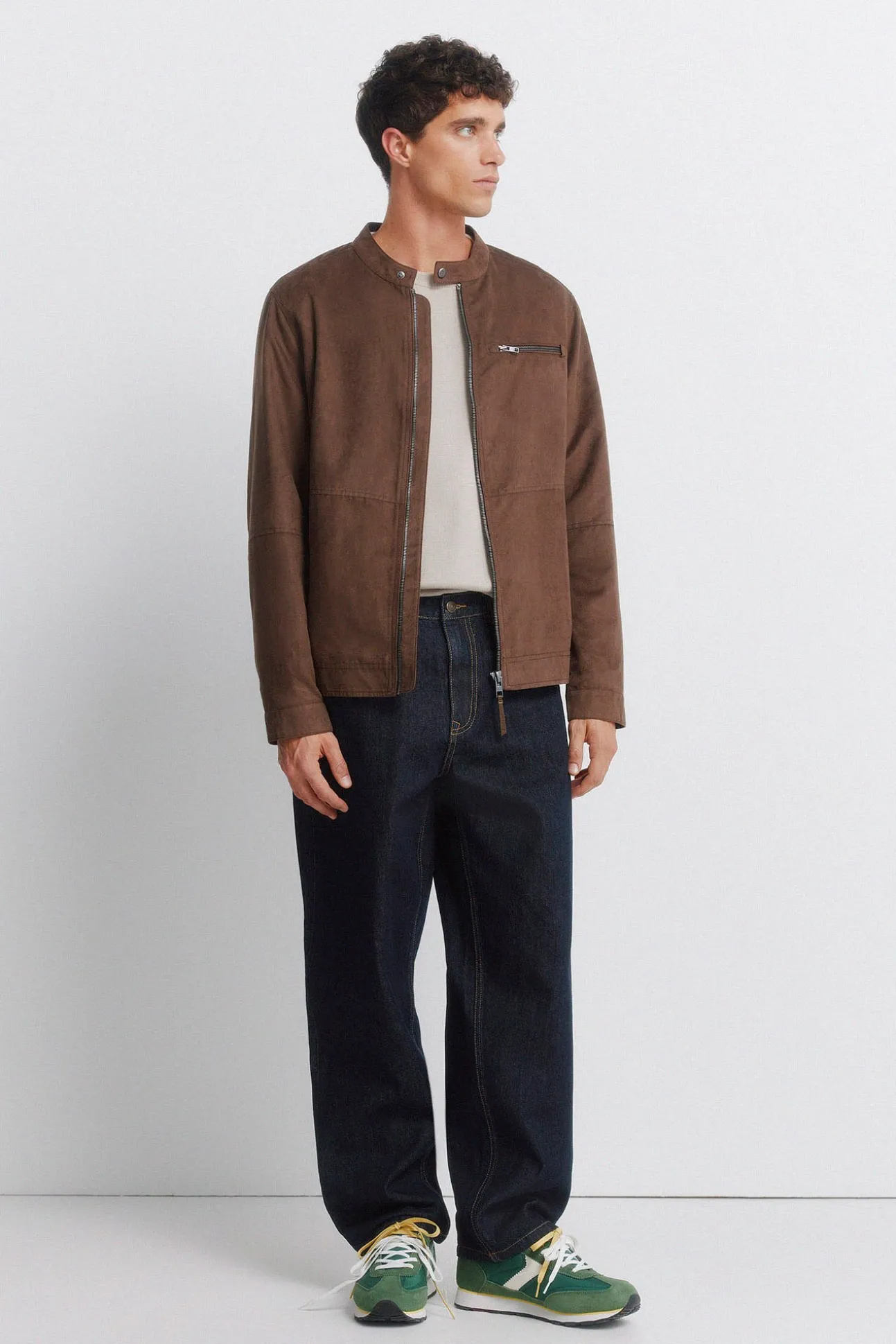 Blouson effet daim