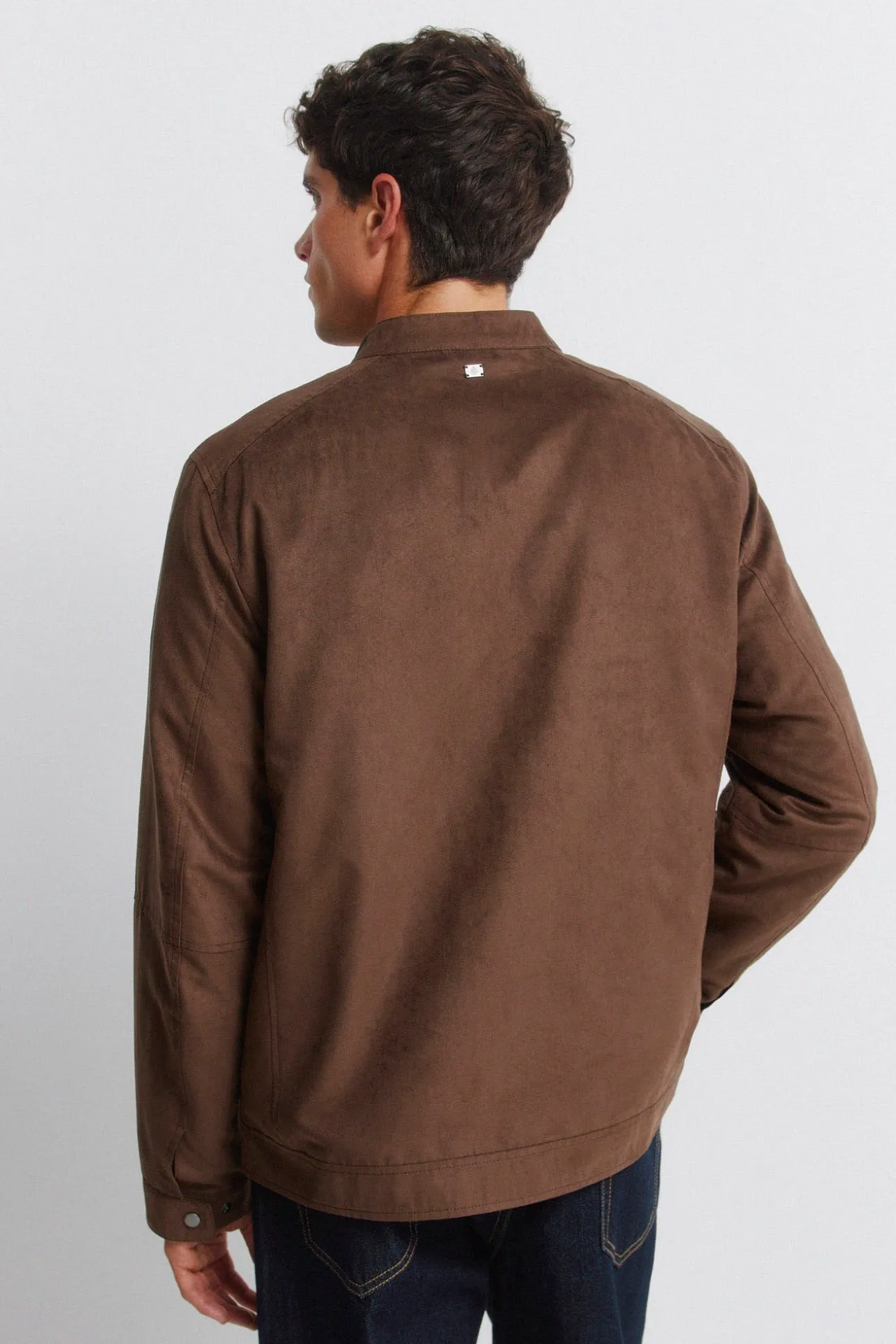 Blouson effet daim