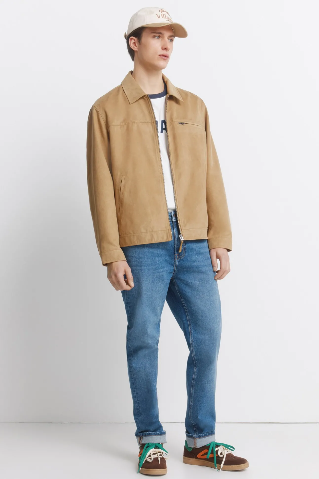 Blouson effet daim