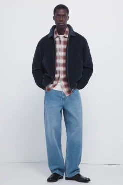 Blouson en velours côtelé