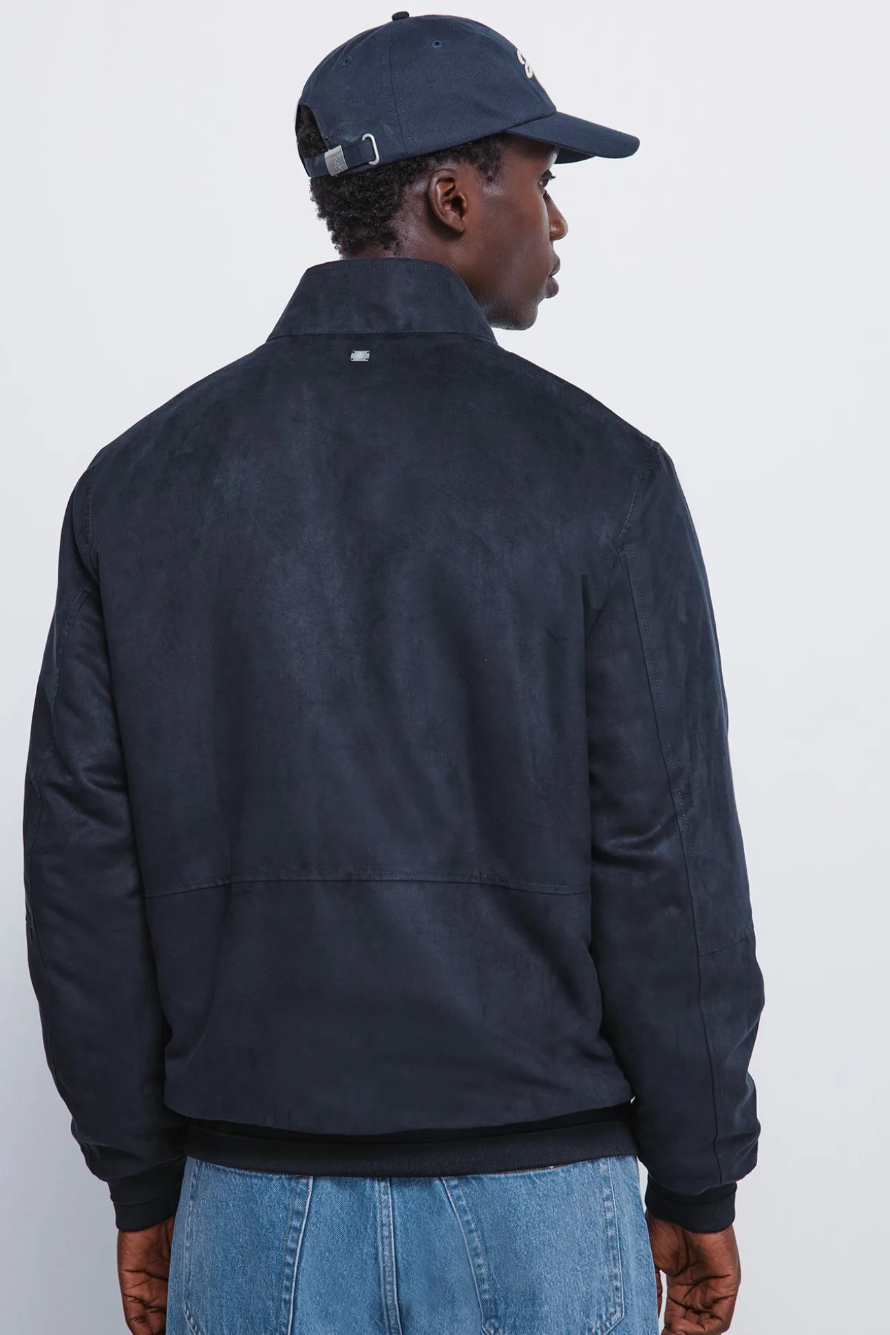 Blouson matelassé effet daim
