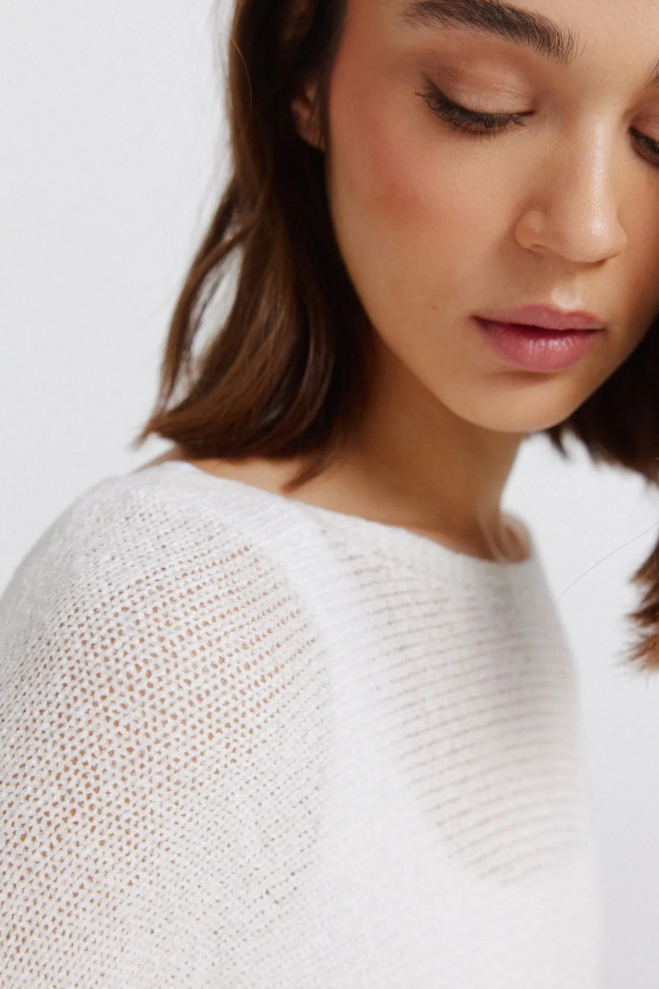 Boat neck jumper