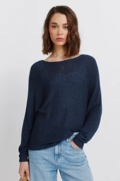 Boat neck jumper