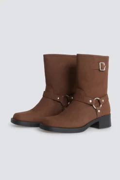 Botte biker marron