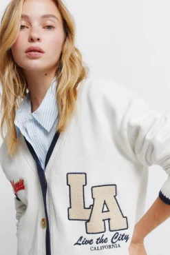 Cardigan &agrave; boutons L.A
