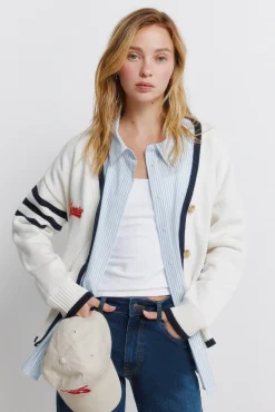 Cardigan &agrave; boutons L.A