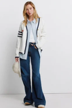 Cardigan &agrave; boutons L.A