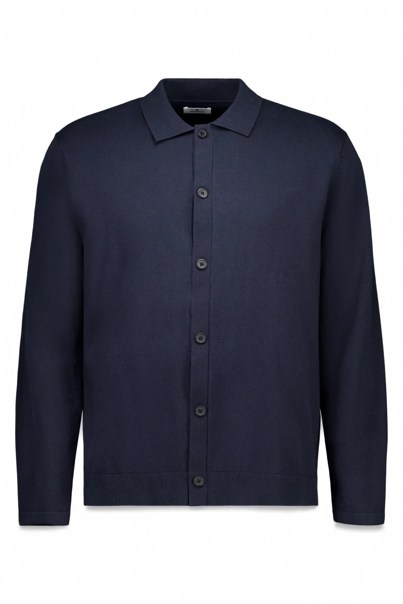 Cardigan boutonné à col polo