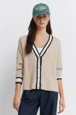 Cardigan torsadé