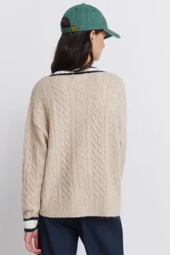 Cardigan torsad&eacute;