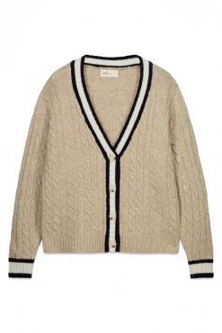 Cardigan torsad&eacute;