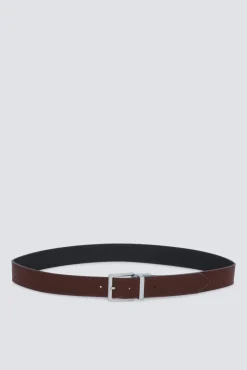 Ceinture effet cuir réversible