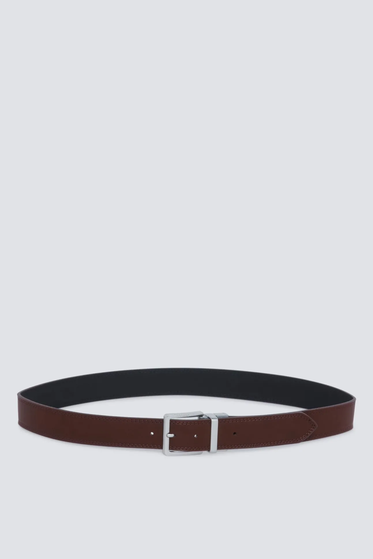 Ceinture effet cuir réversible