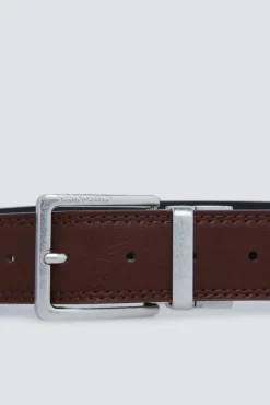 Ceinture effet cuir réversible
