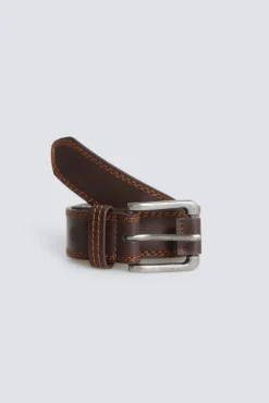 Ceinture effet cuir r&eacute;versible
