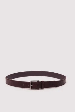 Ceinture effet cuir surpiqûres