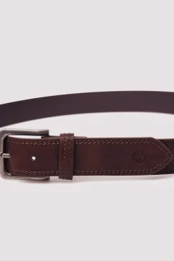 Ceinture effet cuir surpiq&ucirc;res
