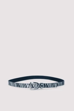 Ceinture fine en zèbre