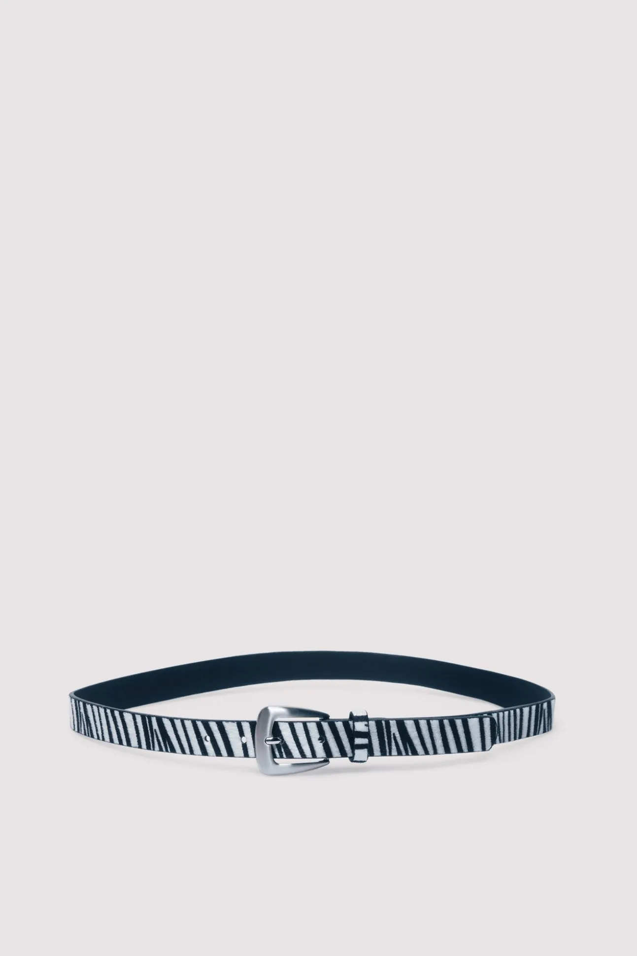 Ceinture fine en zèbre