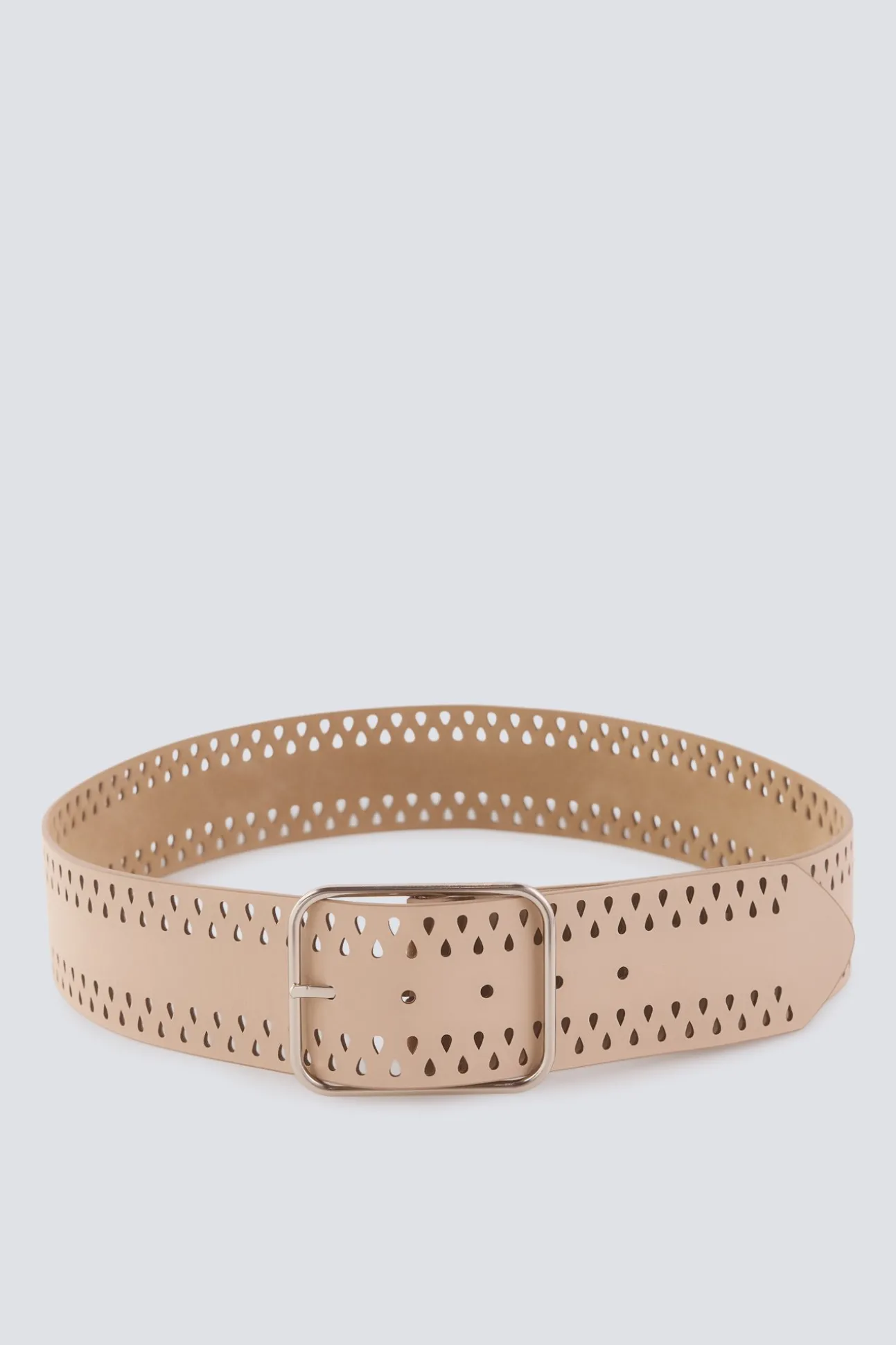 Ceinture large en daim