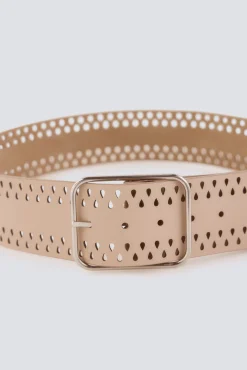 Ceinture large en daim