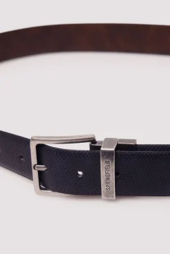 Ceinture réversible microperforée