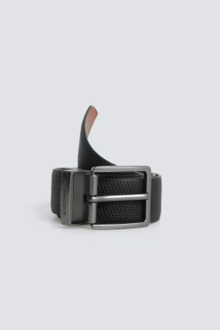 Ceinture r&eacute;versible micro-perfor&eacute;e